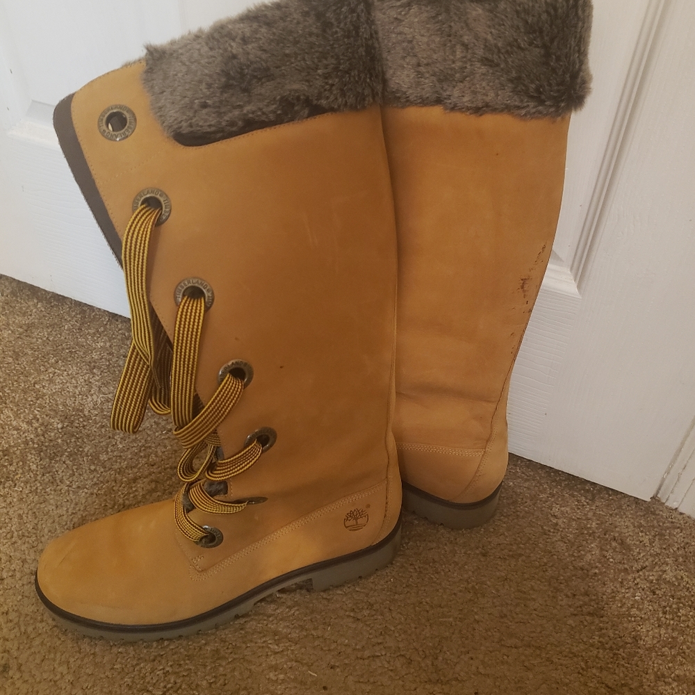 Knee length Timberland womens boots